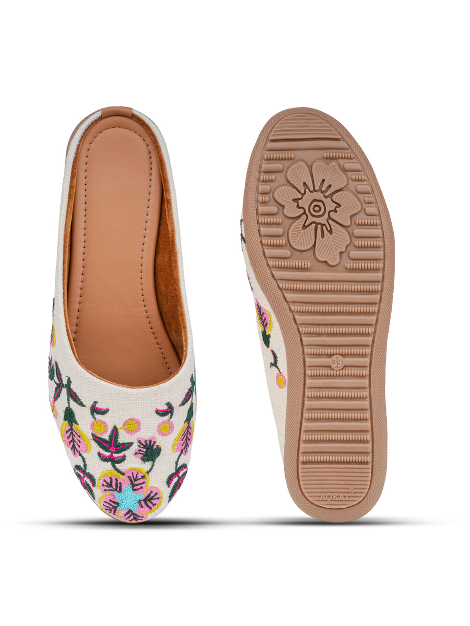 Women Embellished Ethnic Mojaris Flats