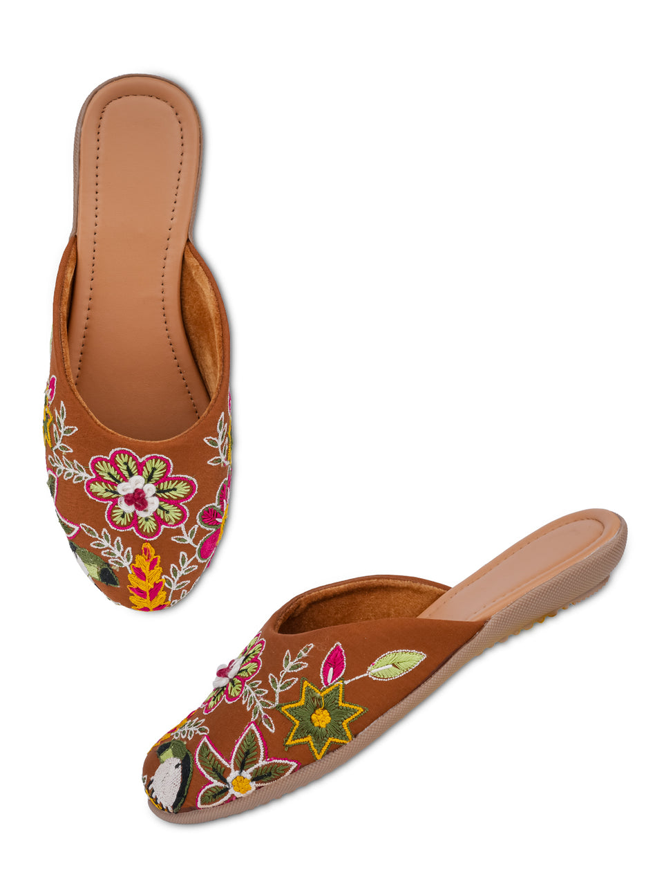 Women Embellished Ethnic Mojaris Flats