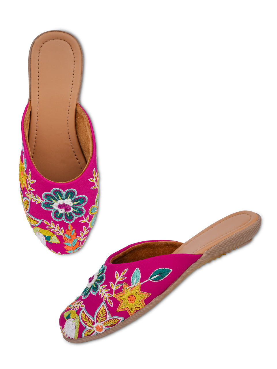 Women Embellished Ethnic Mojaris Flats