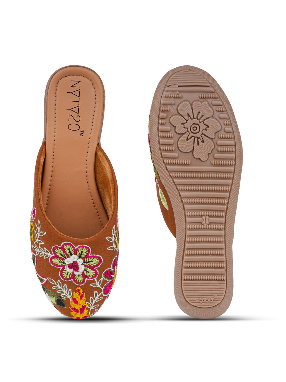 Women Embellished Ethnic Mojaris Flats