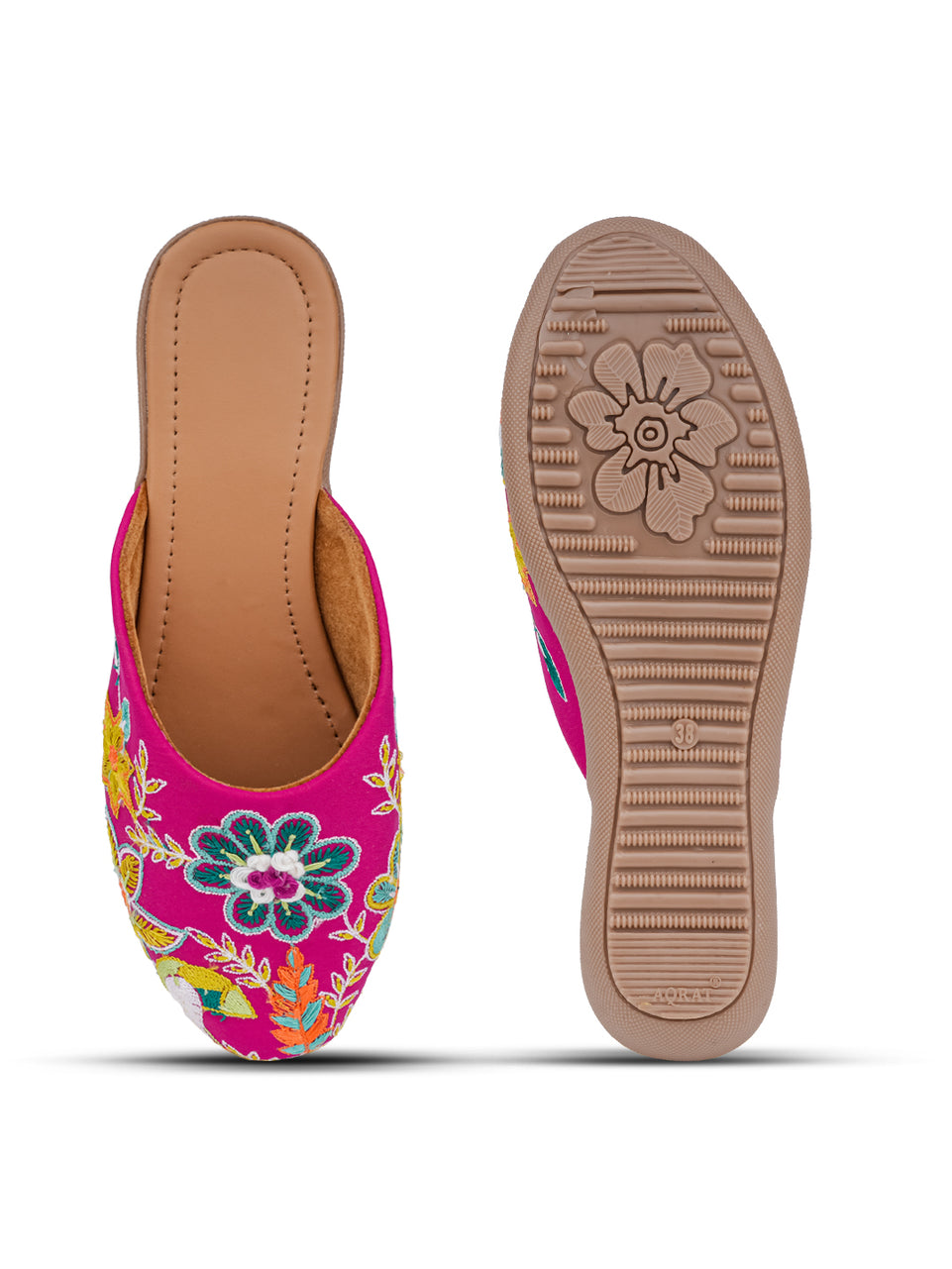 Women Embellished Ethnic Mojaris Flats