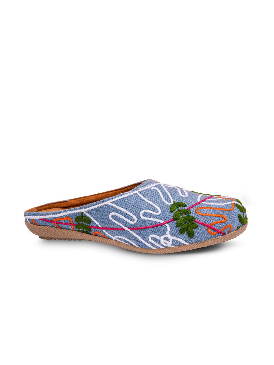 Embroidered Ethnic Mules