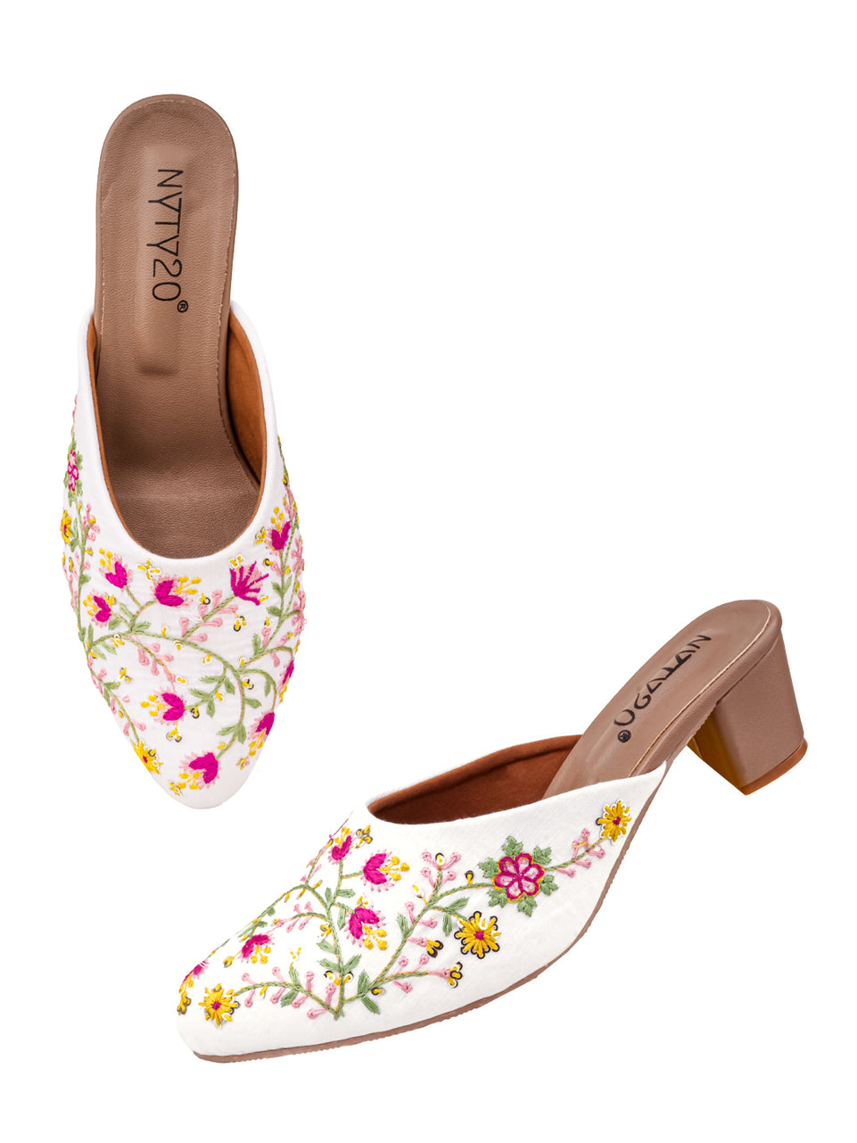 White footwear heels