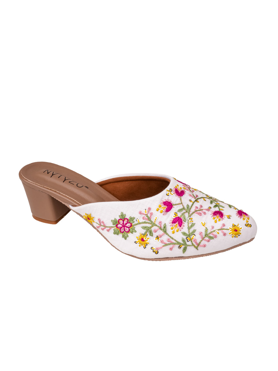White footwear heels