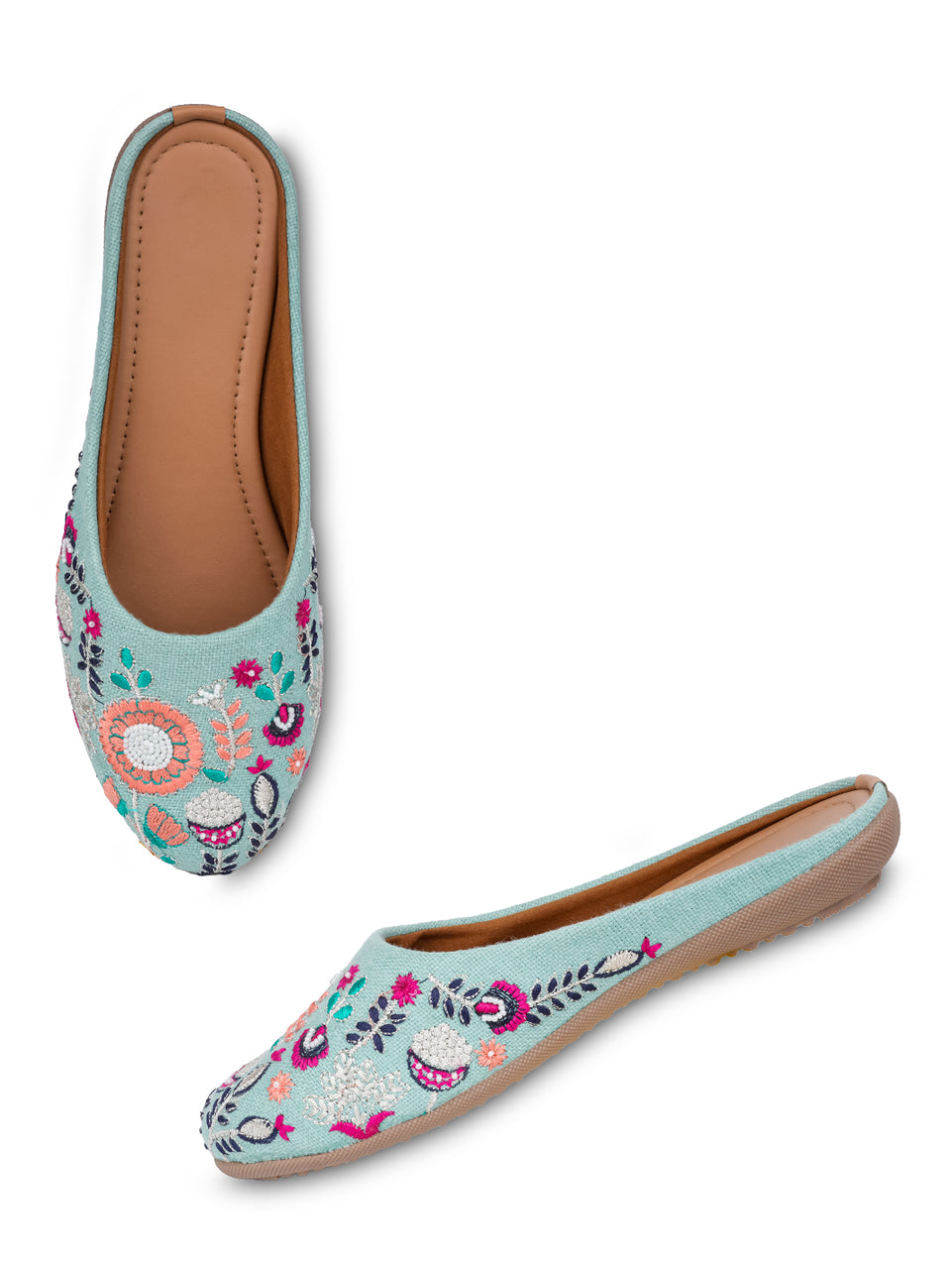 Women Embellished Ethnic Mojaris Flats
