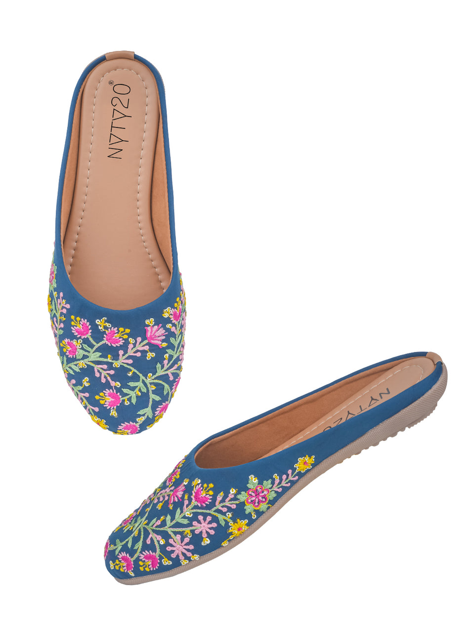Blue design jutti