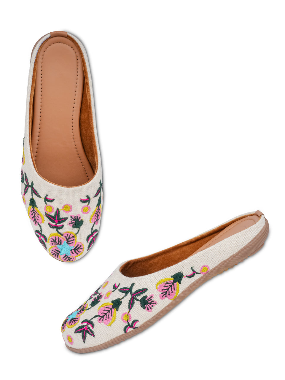 Women Embellished Ethnic Mojaris Flats