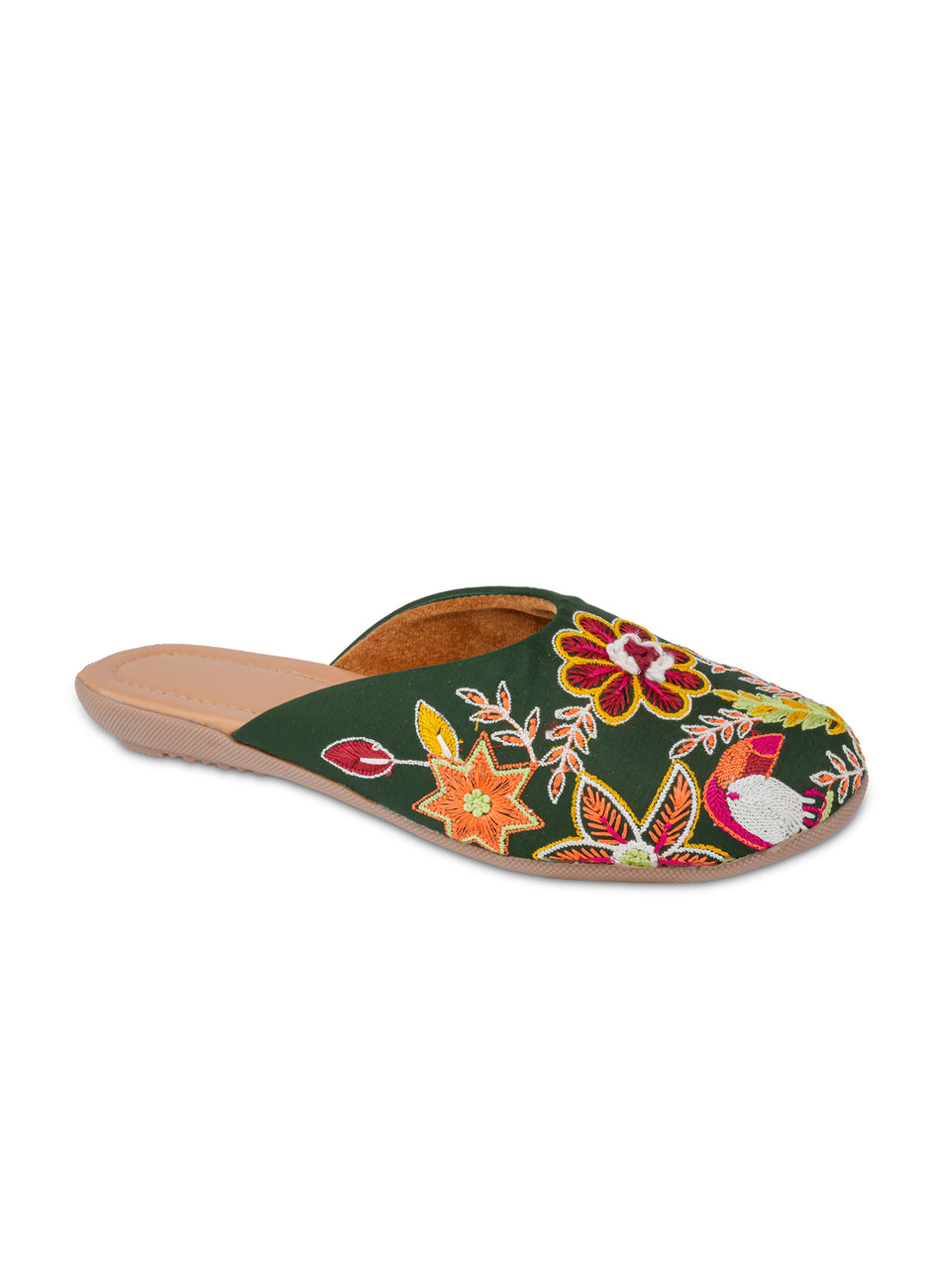 Women Embellished Ethnic Mojaris Flats